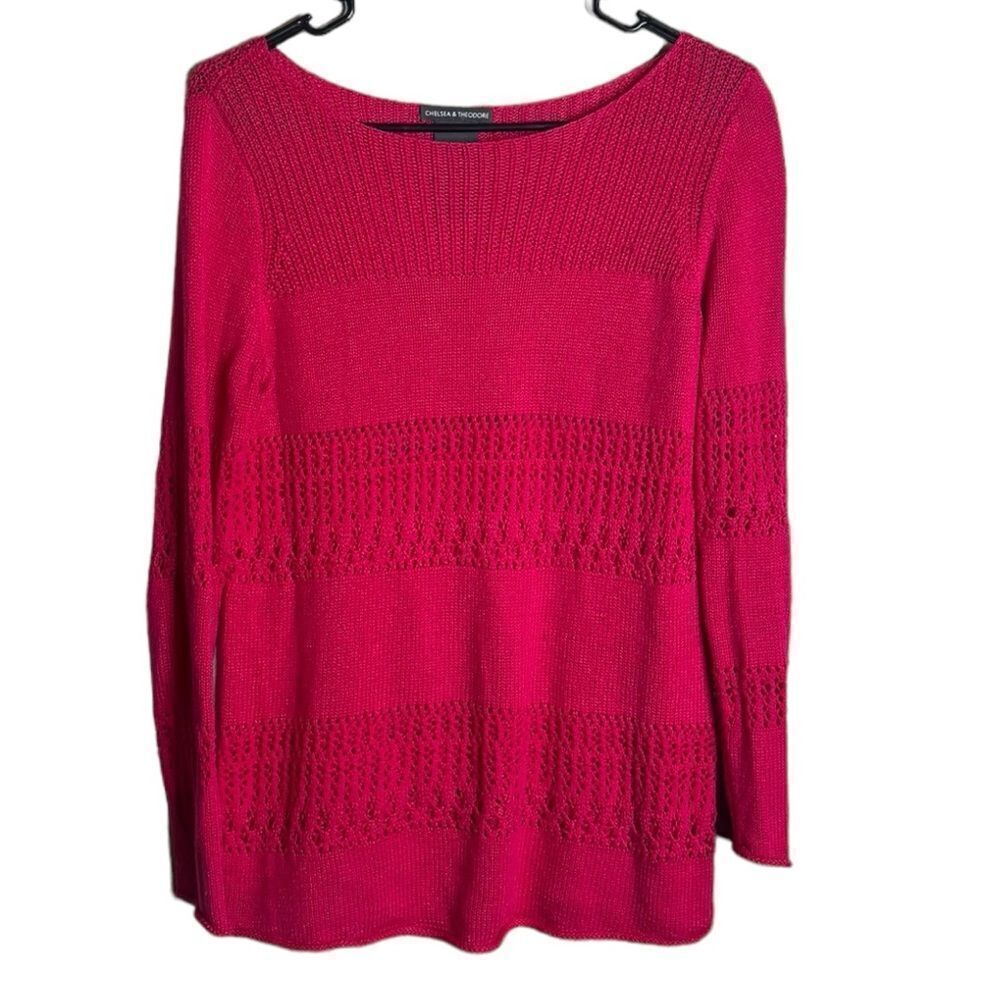 Chelsea & Theodore Pink Sweater size Small
